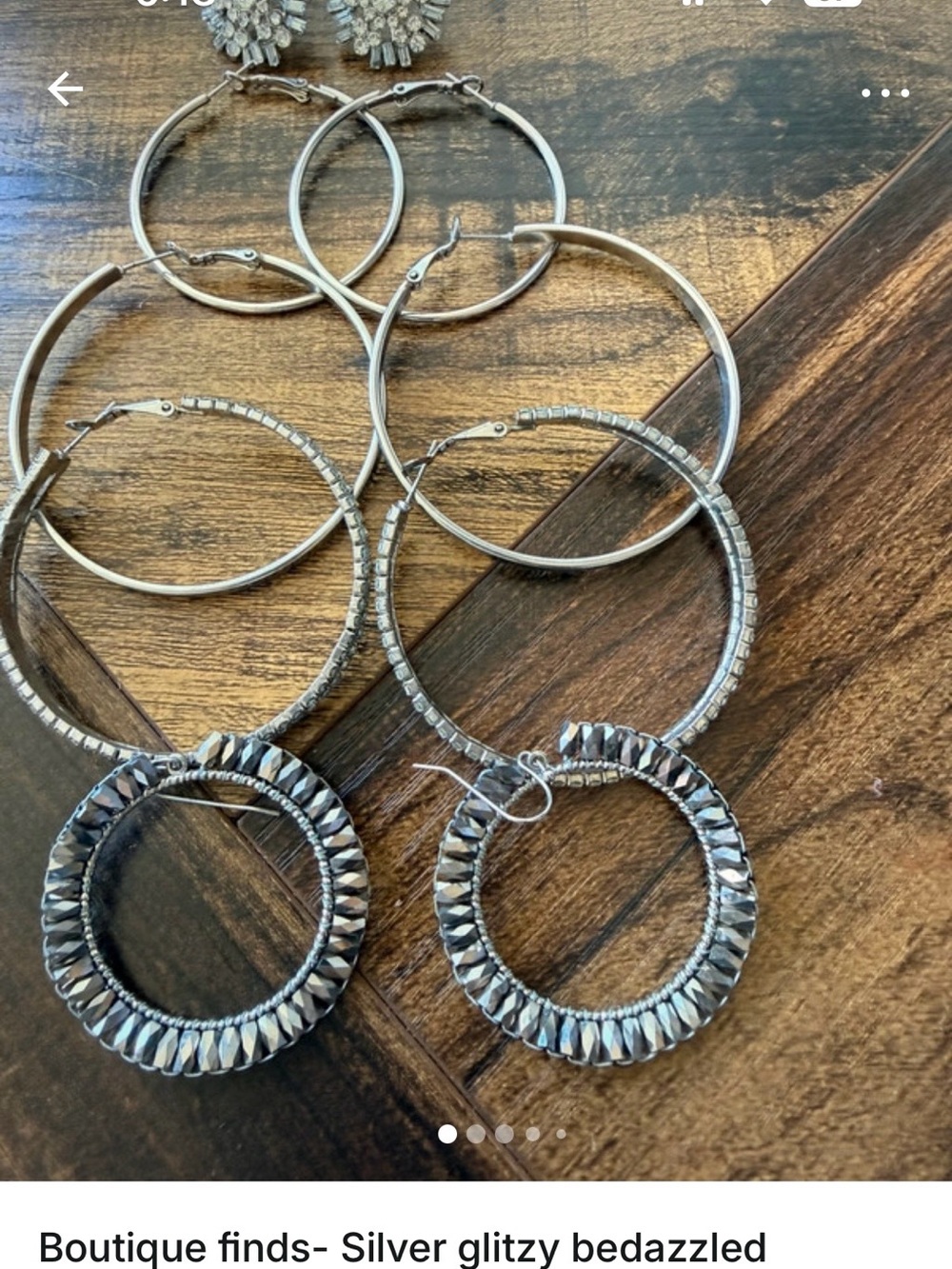 Express Silver-Tone Hoop Earring Set